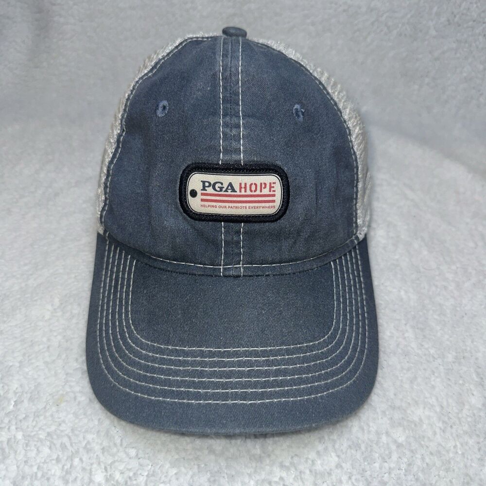 PGA Trucker Adjustable Cap Professional Golf Association Helping Patriots USA